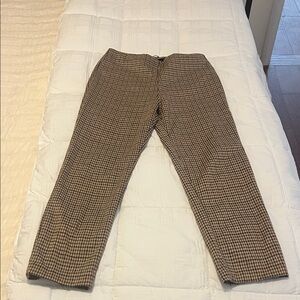 Crosby XS Tan Checkered Pants
